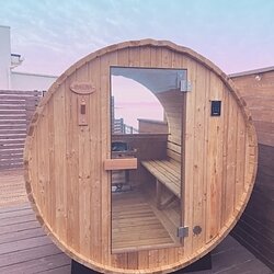 海と夕陽が見えるサウナ完成！！のイメージ